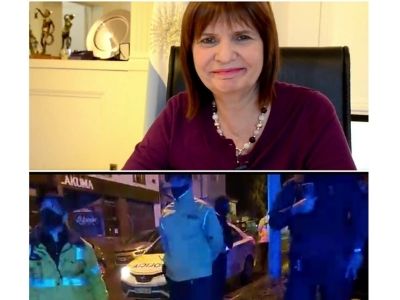 PATO BULLRICH: “LOS POLICÍAS DE USHUAIA ME ENCANTAN”