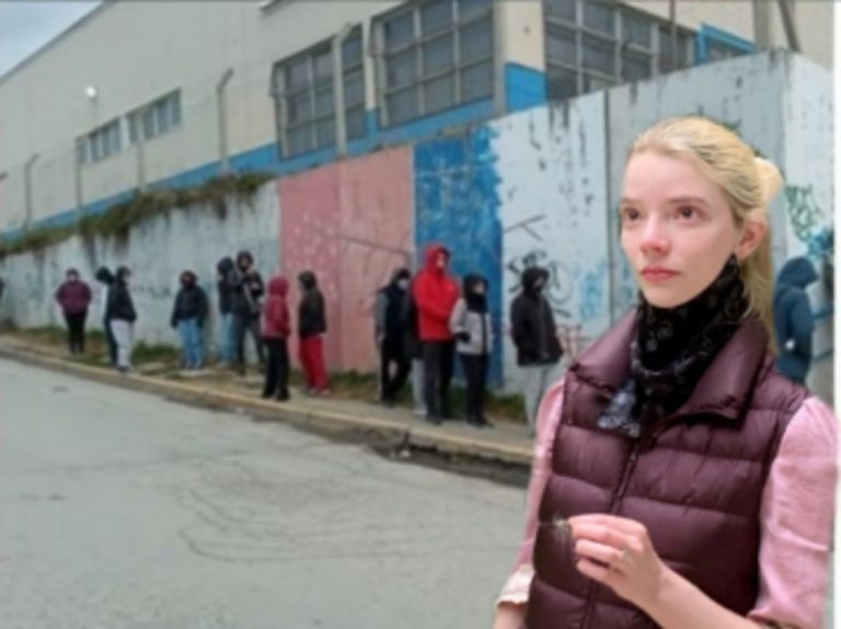 anya taylor-joy en ushuaia lloró