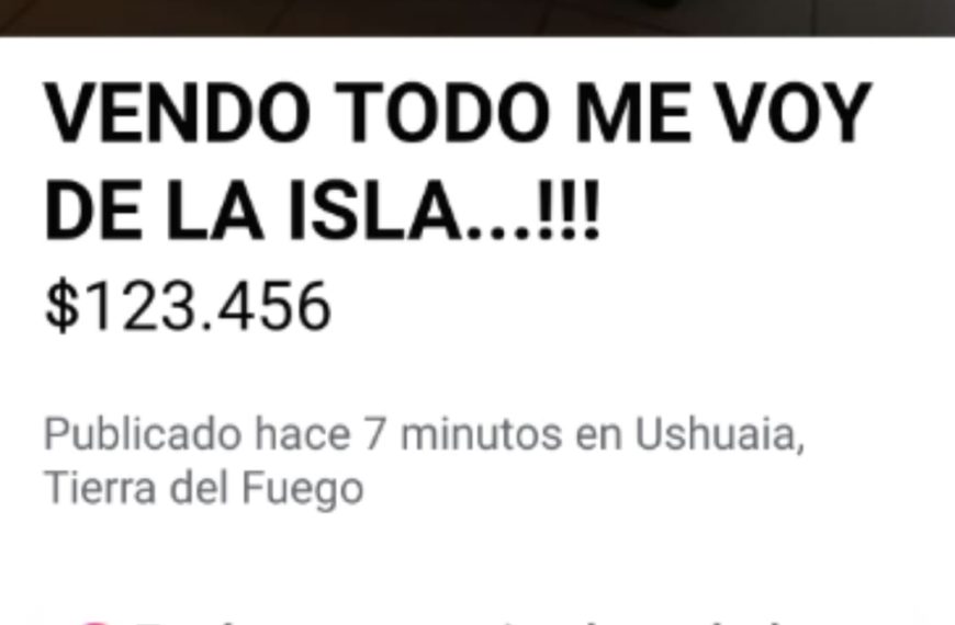 ALERTA POR EL AUMENTO DE CASOS DE “VENDO TODO ME VOY DE LA ISLA”