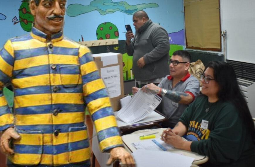 FUE A VOTAR VESTIDO DE PRESO Y ESTABA PRÓFUGO