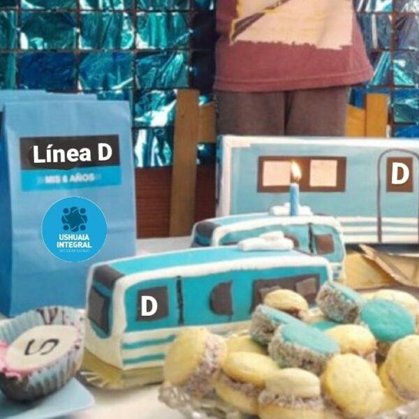 NENE FESTEJÓ SU CUMPLE CON TEMÁTICA DE LA LÍNEA D DEL COLECTIVO DE LA UISE